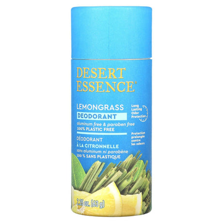 Desert Essence, Deodorant, Lemongrass , 2.25 oz (63 g) - Supply Center USA