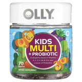 OLLY, Kids Multi + Probiotic, Yum Berry Punch, 70 Gummies - Supply Center USA