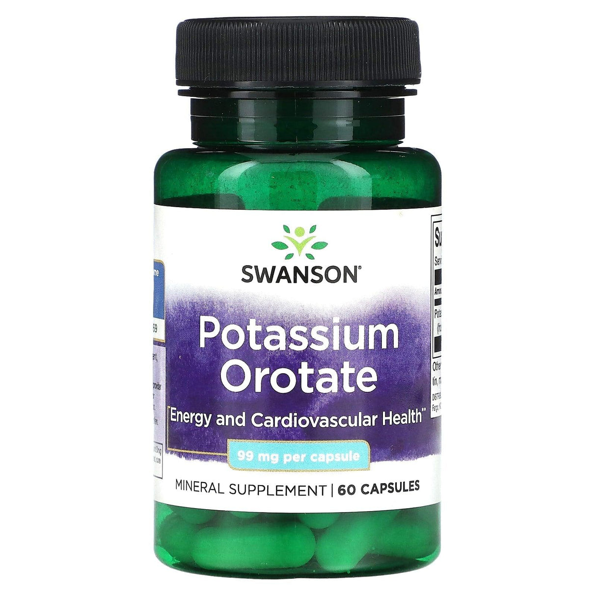 Swanson, Potassium Orotate, 60 Capsules - Supply Center USA