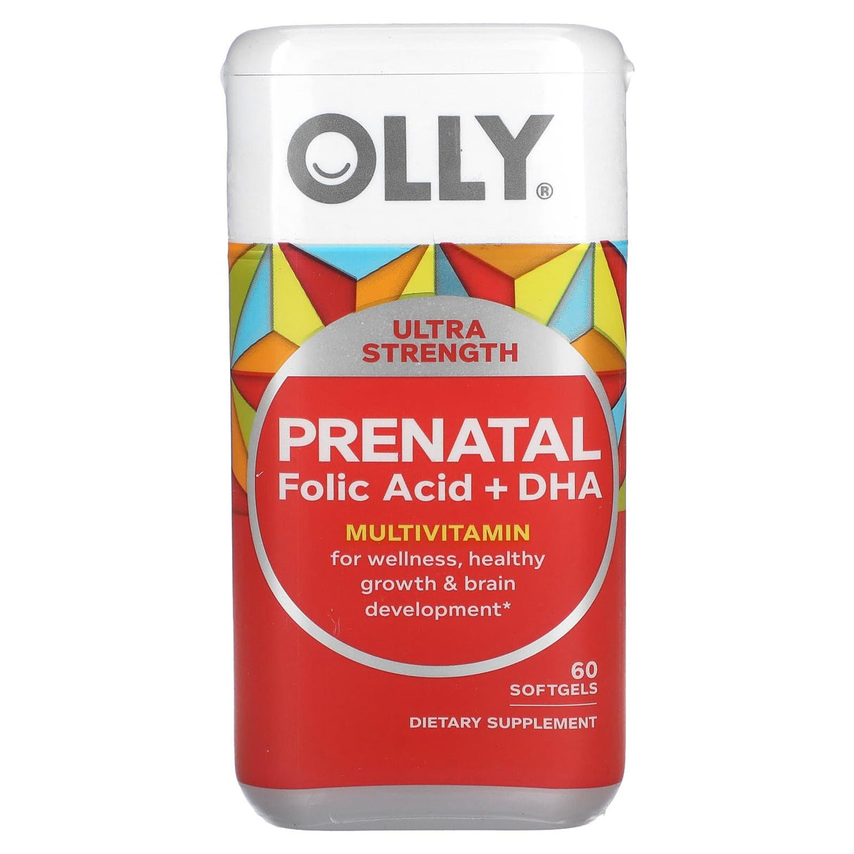 OLLY, Prenatal, Folic Acid + DHA , 60 Softgels - Supply Center USA