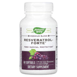 Nature's Way, Premium Blend Resveratrol Forte, 175 mg, 60 Softgels - Supply Center USA