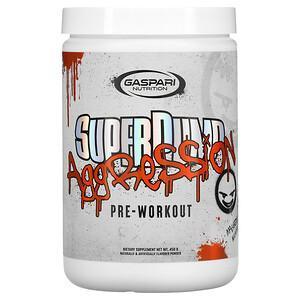 Gaspari Nutrition, SuperPump Aggression Pre-Workout, Mayhem Mango, 450 g - Supply Center USA