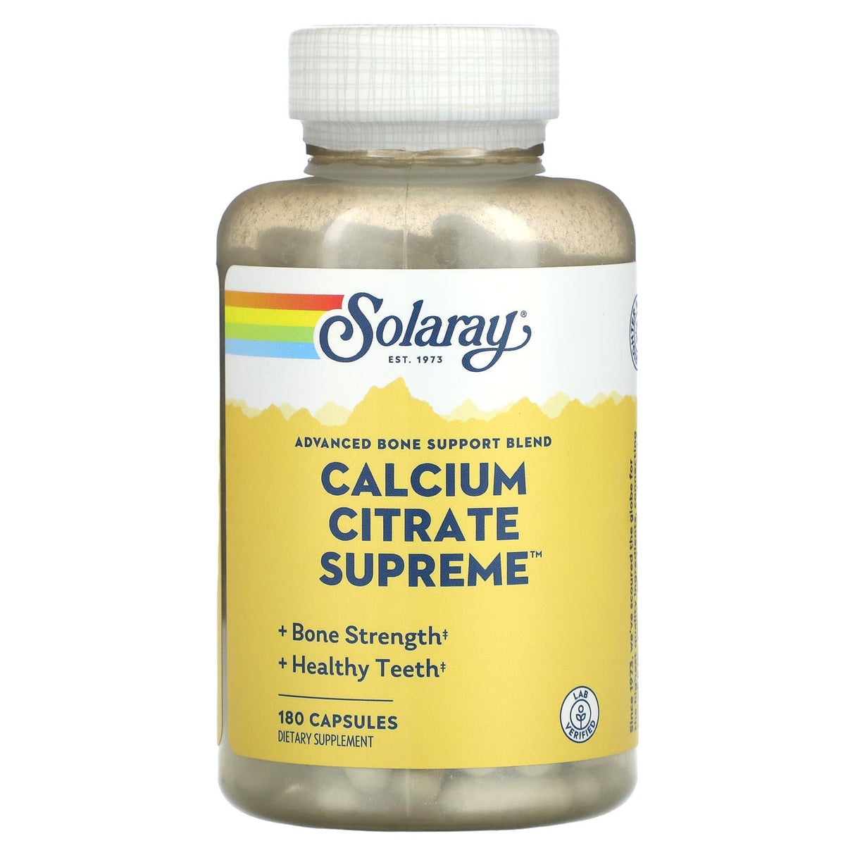 Solaray, Calcium Citrate Supreme, 180 Capsules - Supply Center USA