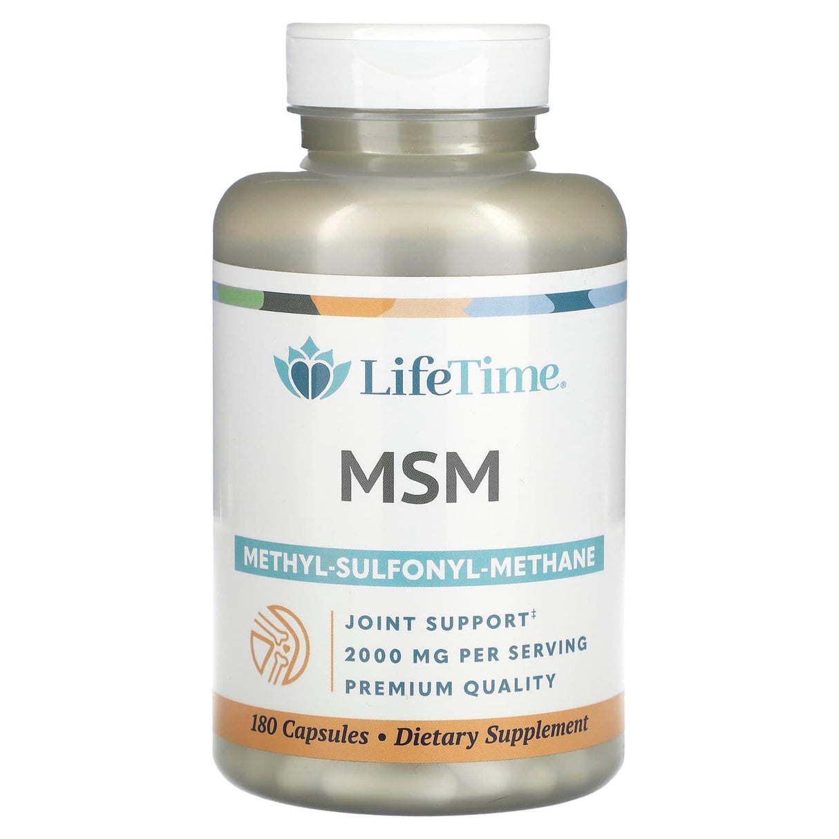 LifeTime Vitamins, MSM, 1,000 mg , 180 Capsules - Supply Center USA