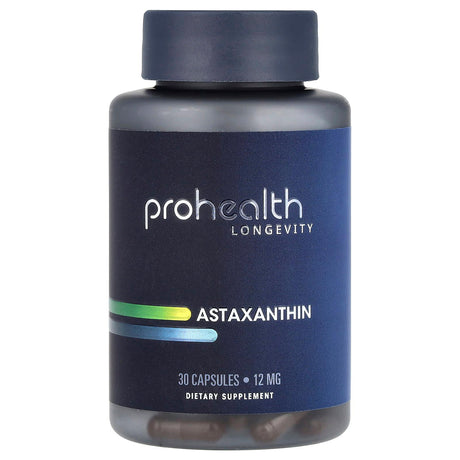 ProHealth Longevity, Astaxanthin, 12 mg, 30 Capsules - Supply Center USA