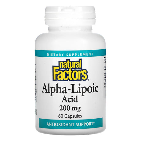 Natural Factors, Alpha-Lipoic Acid, 100 mg, 60 Capsules - Supply Center USA