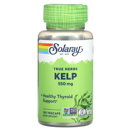 Solaray, True Herbs, Kelp, 550 mg, 180 VegCaps - Supply Center USA