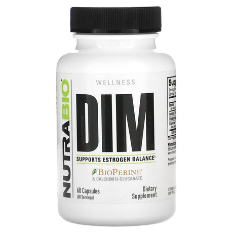 Nutrabio Labs, DIM, 60 Capsules - Supply Center USA