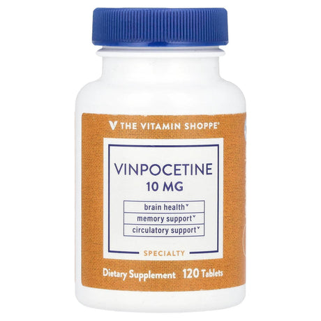 The Vitamin Shoppe, Vinpocetine, 10 mg, 120 Tablets - Supply Center USA