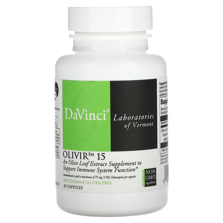 DaVinci Laboratories of Vermont, Olivir 15, 90 Capsules - Supply Center USA