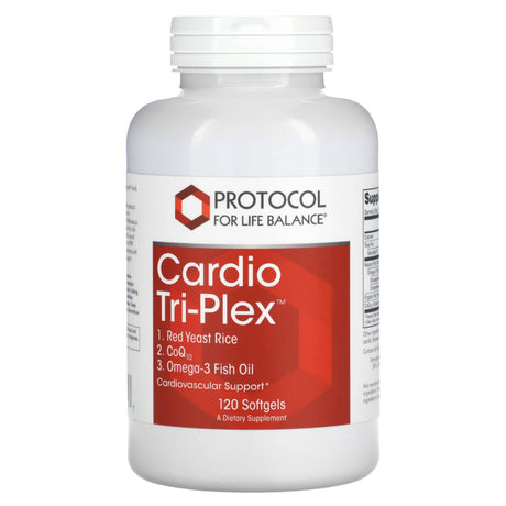 Protocol for Life Balance, Cardio Tri-Plex, 120 Softgels - Supply Center USA