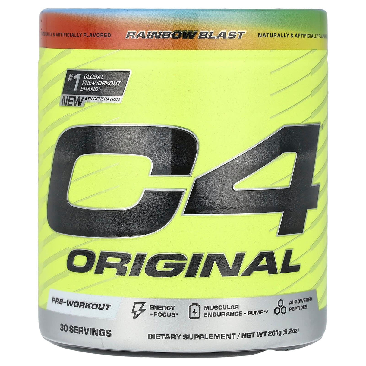 Cellucor, C4 Original, Pre-Workout, Rainbow Blast, 9.2 oz (261 g) - Supply Center USA