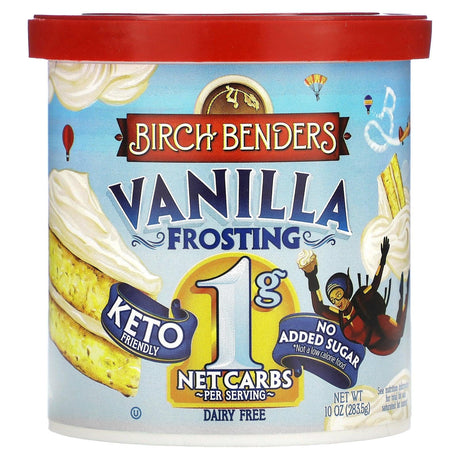 Birch Benders, Vanilla Frosting, Keto, 10 oz (283.5 g) - Supply Center USA