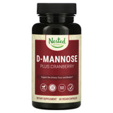 Nested Naturals, D-Mannose Plus Cranberry, 60 Vegan Capsules - Supply Center USA