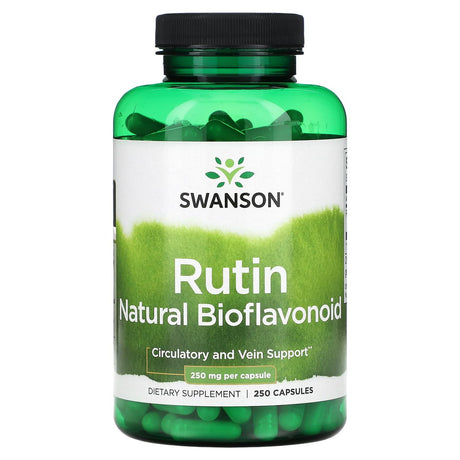 Swanson, Rutin, Natural Bioflavonoid, 250 mg, 250 Capsules - Supply Center USA