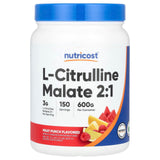 Nutricost, L-Citrulline Malate 2:1, Fruit Punch, 1.3 lb (600 g) - Supply Center USA