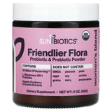 Sunbiotics, Friendlier Flora, Women's Blend, Probiotic & Prebiotic Powder, 2 oz (56 g) - Supply Center USA