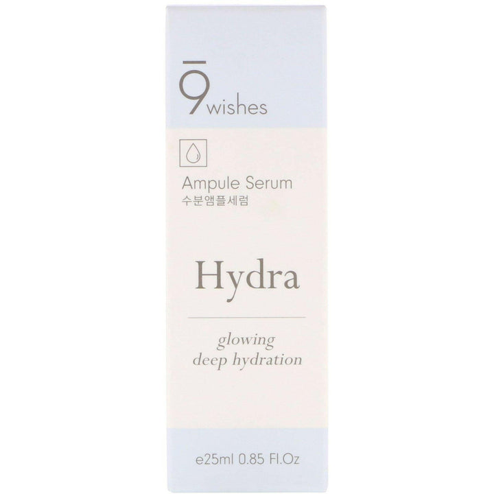 9Wishes, Ampule Serum, Hydra, 0.85 fl oz (25 ml) - HealthCentralUSA