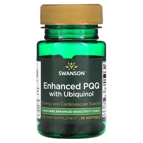 Swanson, Enhanced PQQ with Ubiquinol, 30 Softgels - Supply Center USA