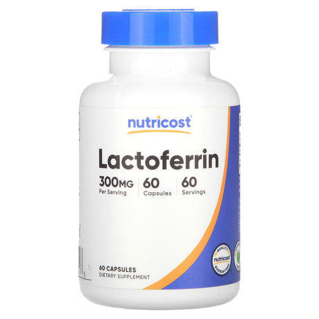 Nutricost, Lactoferrin, 300 mg, 60 Capsules - Supply Center USA