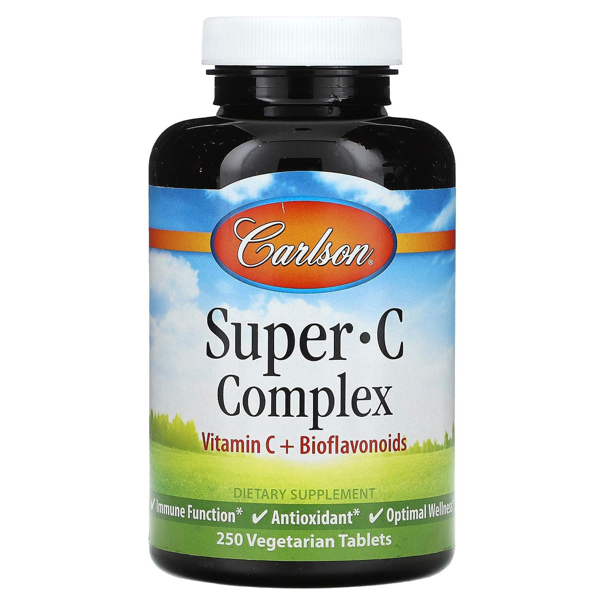 Carlson, Super C Complex, 100 Vegetarian Tablets - Supply Center USA