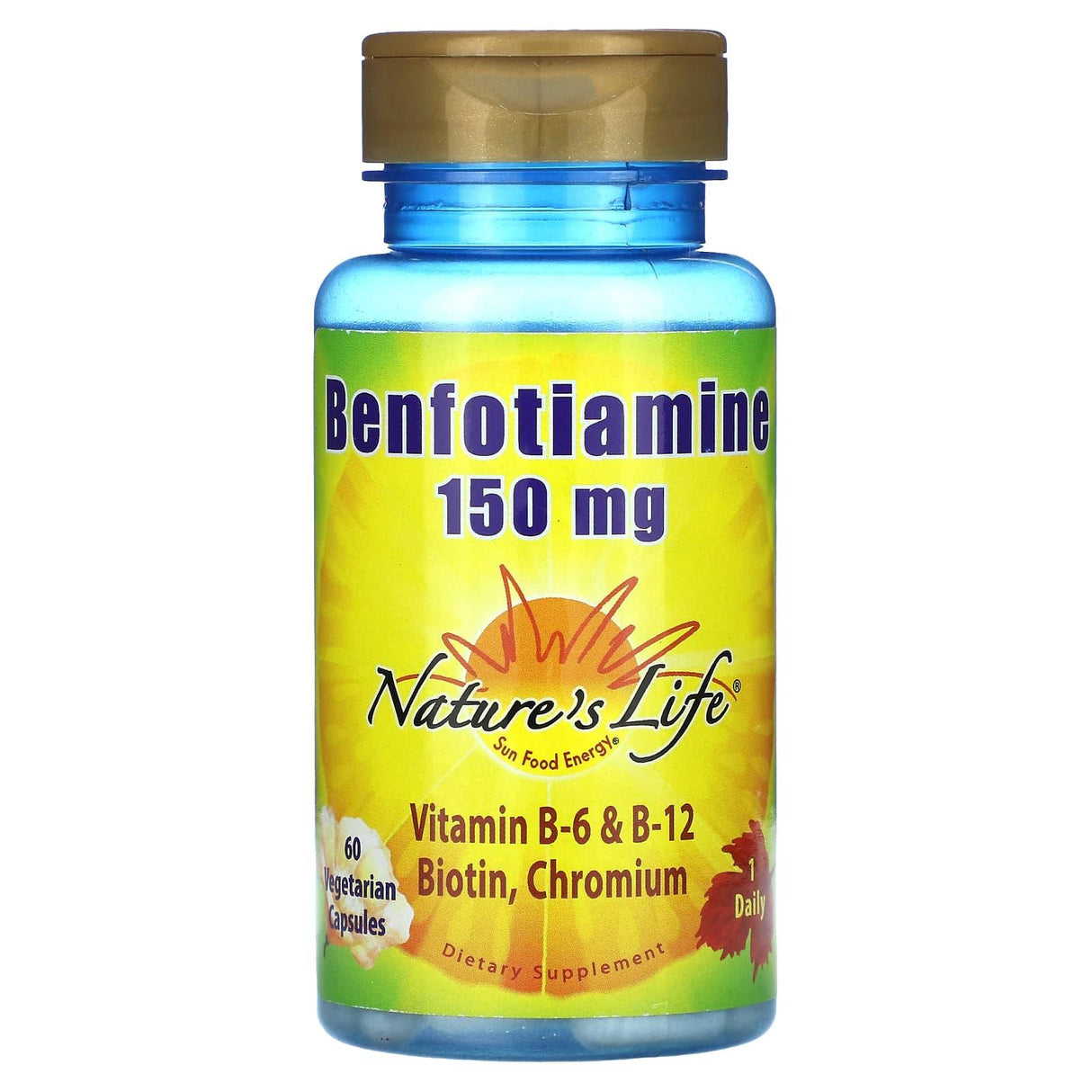 Nature's Life, Benfotiamine, 150 mg, 60 Vegetarian Capsules - Supply Center USA