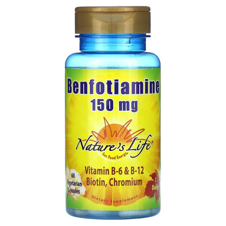 Nature's Life, Benfotiamine, 150 mg, 60 Vegetarian Capsules - Supply Center USA