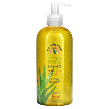 Lily of the Desert, 99% Aloe Vera Gelly, Soothing Moisturizer, 16 oz (454 g) - Supply Center USA