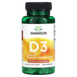 Swanson, Vitamin D3, 400 IU (10 mcg), 250 Capsules - Supply Center USA