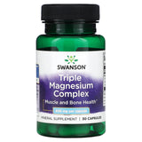 Swanson, Triple Magnesium Complex, 400 mg, 30 Capsules - Supply Center USA