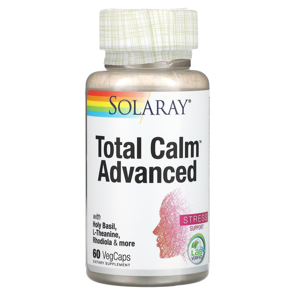 Solaray, Total Calm Advanced, 60 VegCaps - Supply Center USA