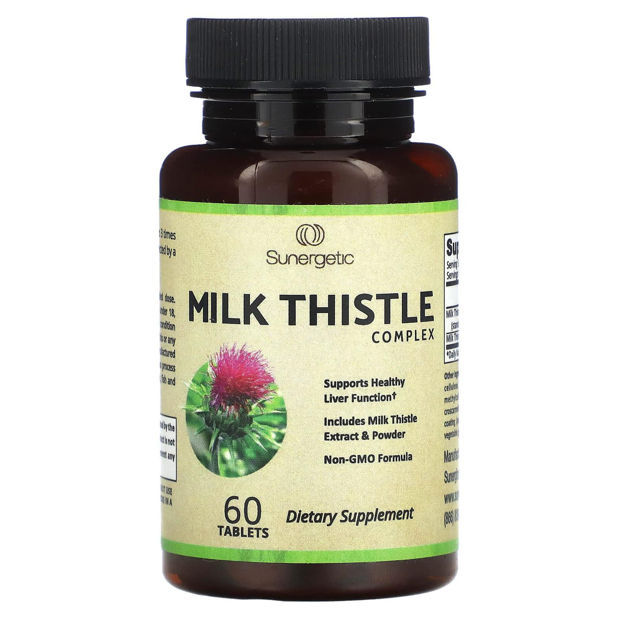 Sunergetic, Milk Thistle Complex, 60 Tablets - Supply Center USA