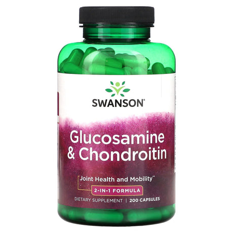 Swanson, Glucosamine & Chondroitin, 200 Capsules - Supply Center USA