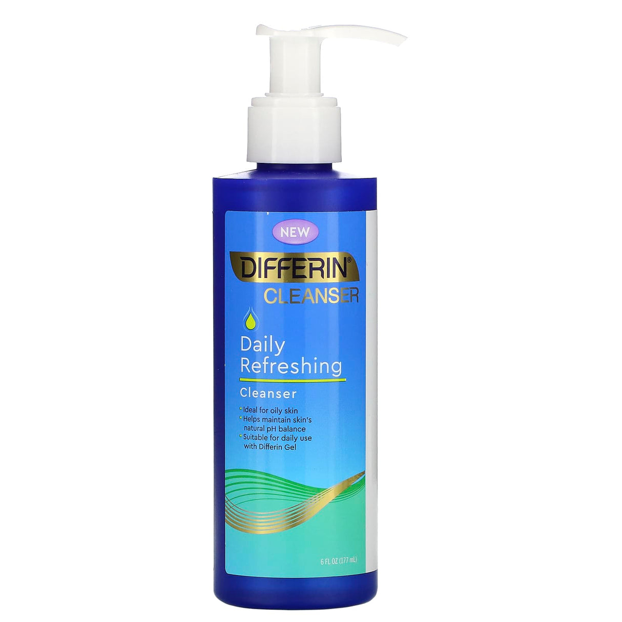 Differin, Daily Refreshing Cleanser, 6 fl oz (177 ml)