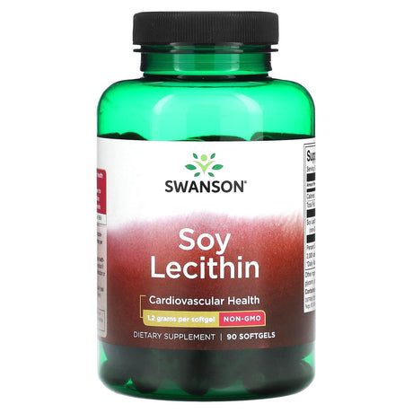 Swanson, Soy Lecithin, 1.2 g , 90 Softgels - Supply Center USA