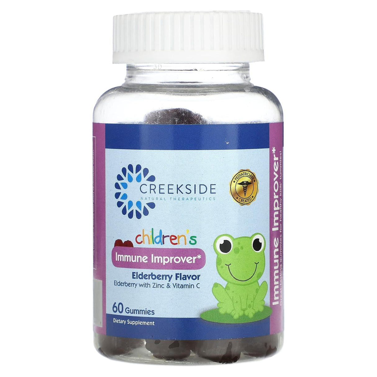 Creekside Natural Therapeutics, Children's Immune Improver, Elderberry, 60 Gummies - Supply Center USA