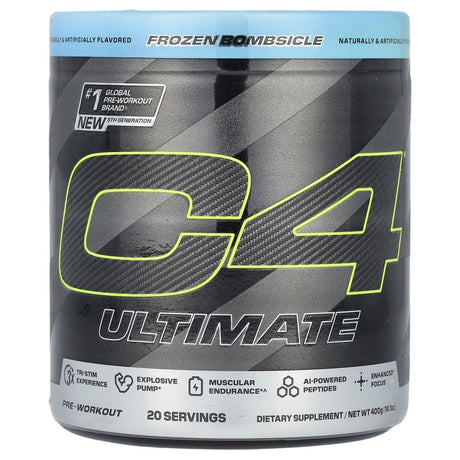 Cellucor, C4 Ultimate, Pre-Workout, Frozen Bombsicle, 14.1 oz (400 g) - Supply Center USA