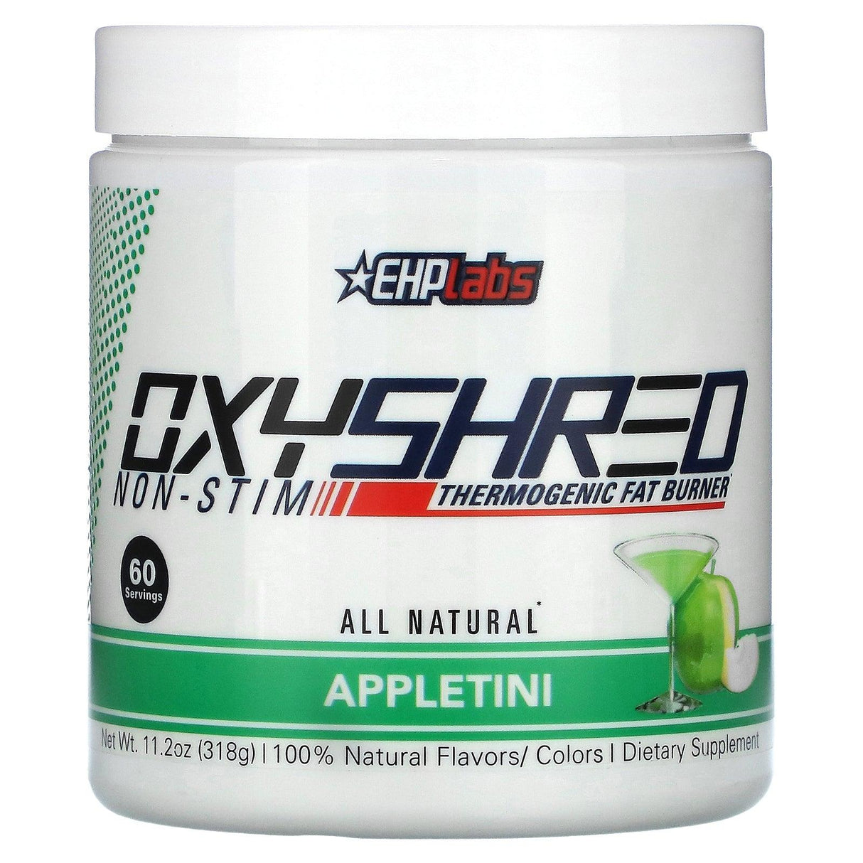 EHPlabs, Oxyshred Non-Stim, Thermogenic Fat Burner, Raspberry Kisses, 11.4 oz (324 g) - Supply Center USA