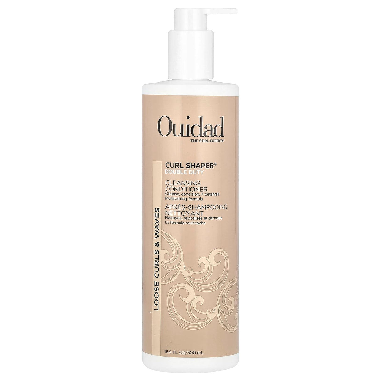 Ouidad, Curl Shaper®, Cleansing Conditioner, Loose Curls & Waves, 16.9 fl oz (500 ml) - Supply Center USA