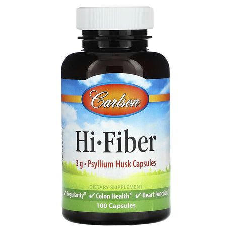 Carlson, Hi-Fiber, 300 Capsules - Supply Center USA