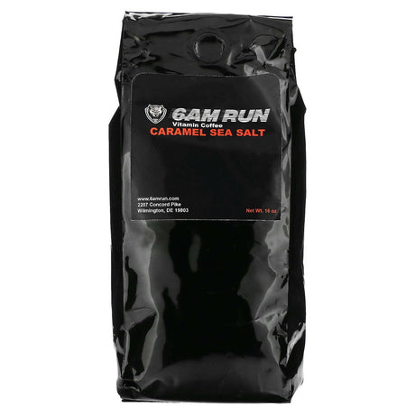 6AM Run, Vitamin Coffee, Caramel Sea Salt, 16 oz - Supply Center USA