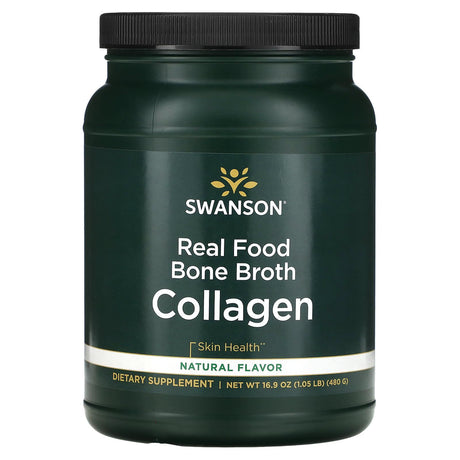 Swanson, Real Food Bone Broth Collagen, 1.05 lbs (480 g) - Supply Center USA