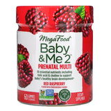 MegaFood, Baby & Me 2, Prenatal Multivitamin, Red Raspberry, 60 Gummies - Supply Center USA