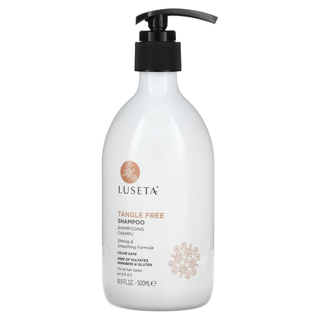 Luseta Beauty, Tangle Free Shampoo, For All Hair Types, 16.9 fl oz (500 ml) - Supply Center USA