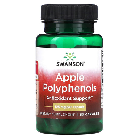 Swanson, Apple Polyphenols, 125 mg, 60 Capsules - Supply Center USA