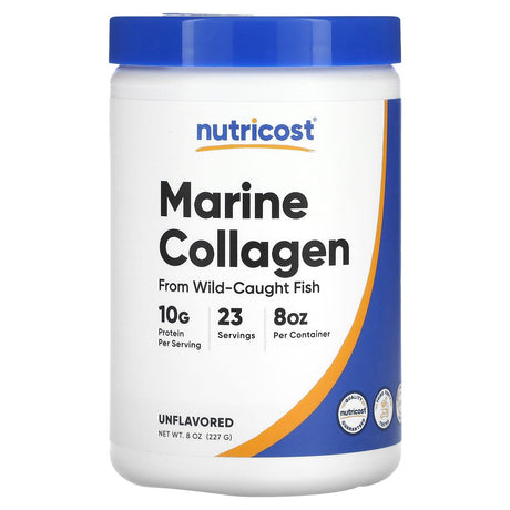 Nutricost, Marine Collagen, Unflavored, 8 oz (227 g) - Supply Center USA