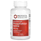 Protocol for Life Balance, Extra Strength Phosphatidyl Serine, 300 mg, 50 Softgels - Supply Center USA