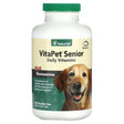 NaturVet, VitaPet Senior, Daily Vitamins Plus Glucosamine, For Dogs, 180 Chewable Tabs 1 lb (468 g) - Supply Center USA