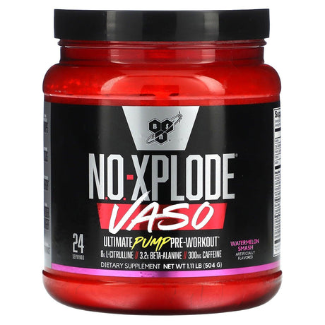 BSN, No-Xplode VASO, Ultimate Pump Pre-Workout, Pineapple Pump, 1.11 lb (504 g) - Supply Center USA