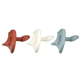 NUK, Comfy Silicone Pacifier, 0-6 Months, Earth Tones, 3 Pack - Supply Center USA